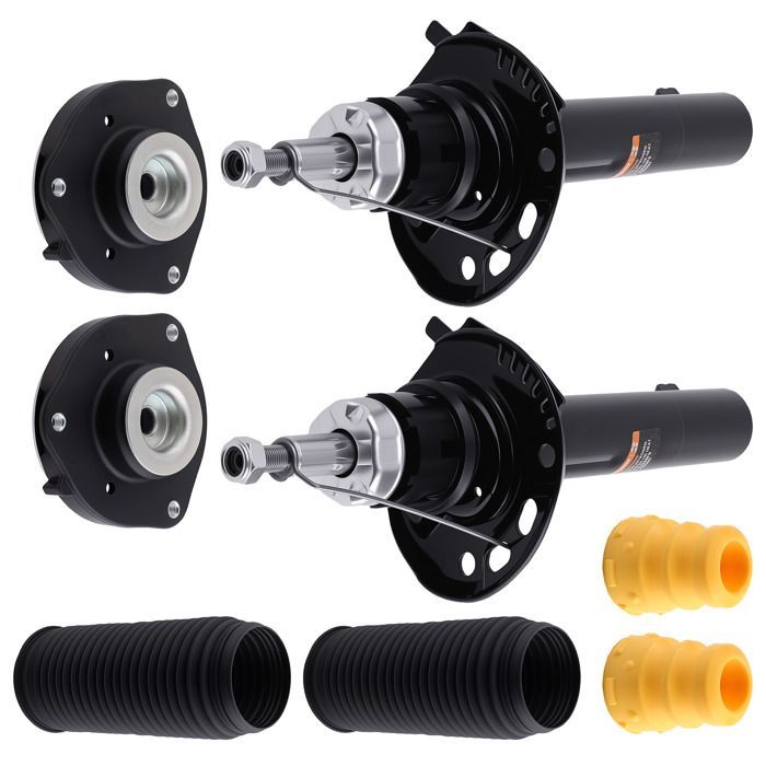 2x Amortisseur + Palier de Jambe + Protection Kit Avant pour VW Golf 6 Audi A3 8P