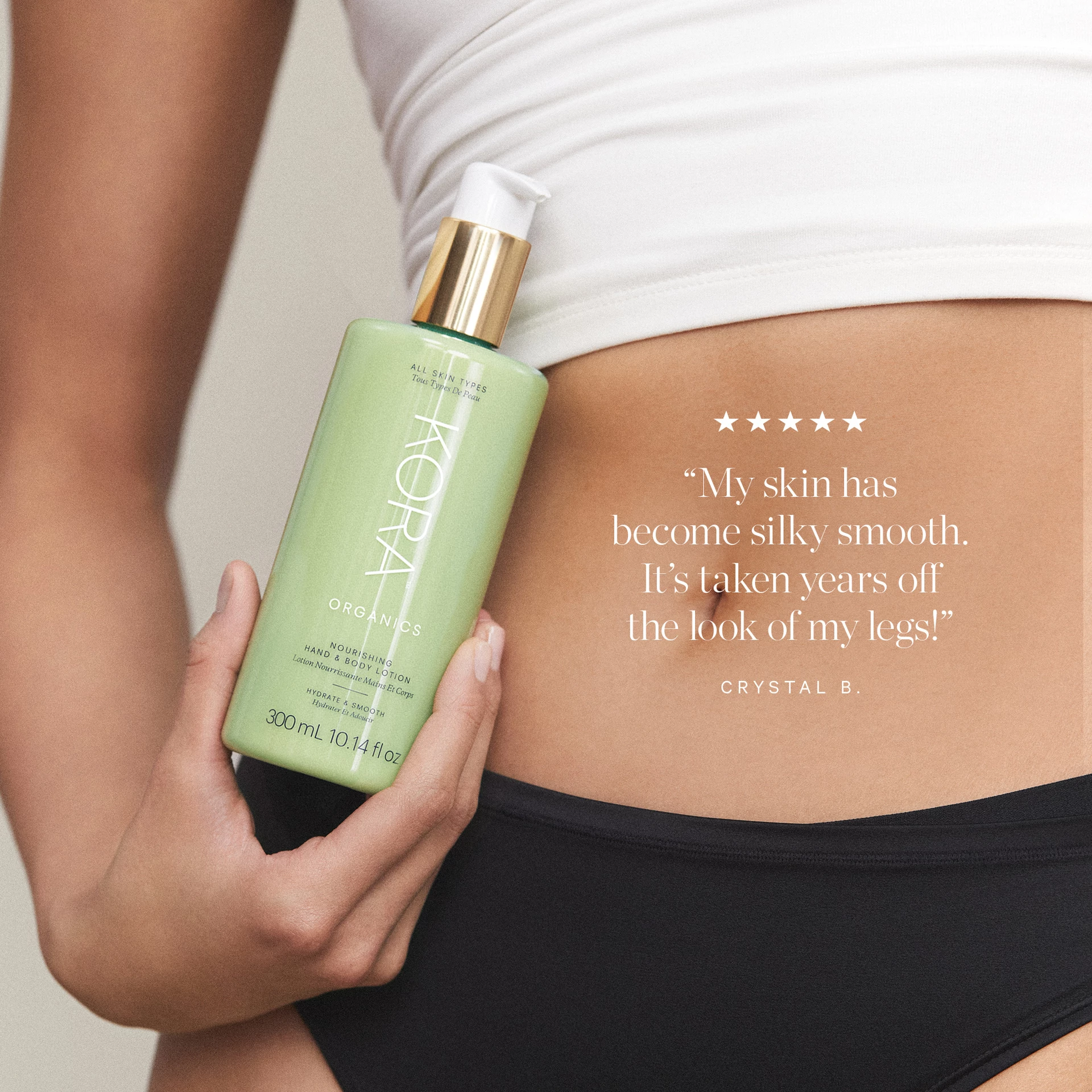 Loção Rejuvenescedora para Mãos e Corpo 300 ml - Kora Organics