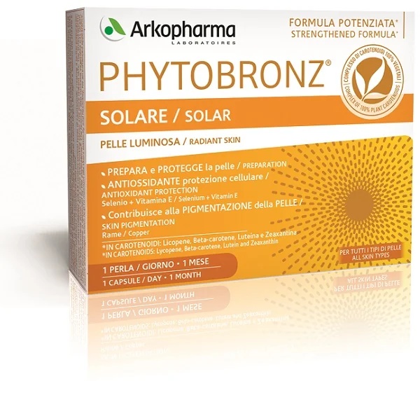 ARKOPHARMA Arkopharma Phytobronz Suplemento alimentar solar 30 cápsulas Beleza da pele