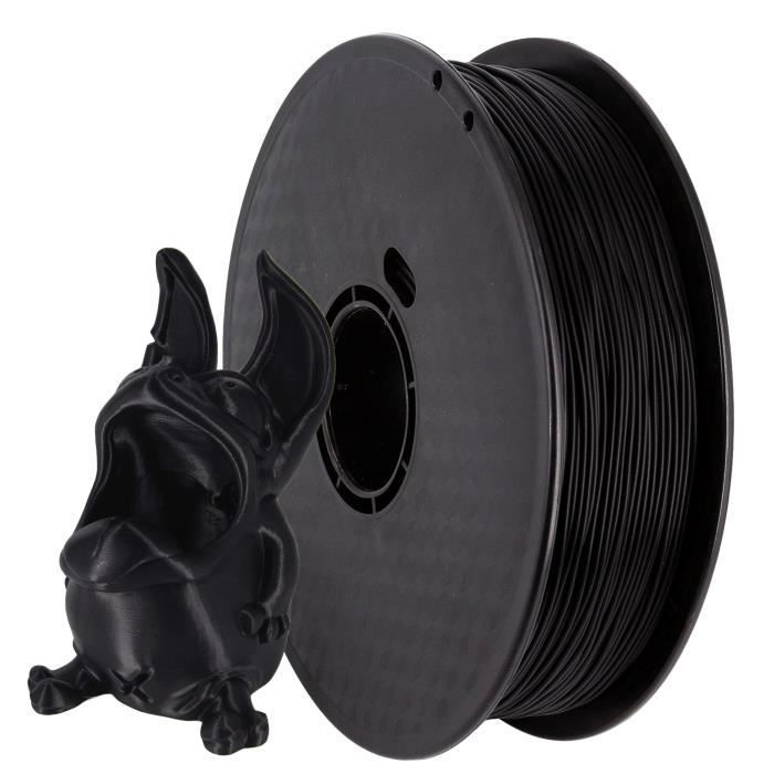 Filament PLA Premium Wanhao Noir 1kg 1.75mm pour imprimante 3D