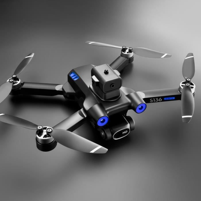 Dragon Touch 6K HD Drone with Dual Camera, Professional WiFi and GPS, Six-Axis Control, 3000M Range, Brushless Motor, and 2 Batteries