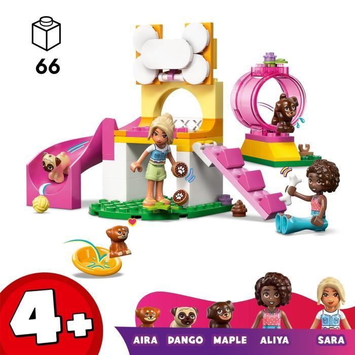LEGO Friends 42665 Pentujen leikkikenttä - Luovaa leikkiä 4+ ikäisille - Liukumäki