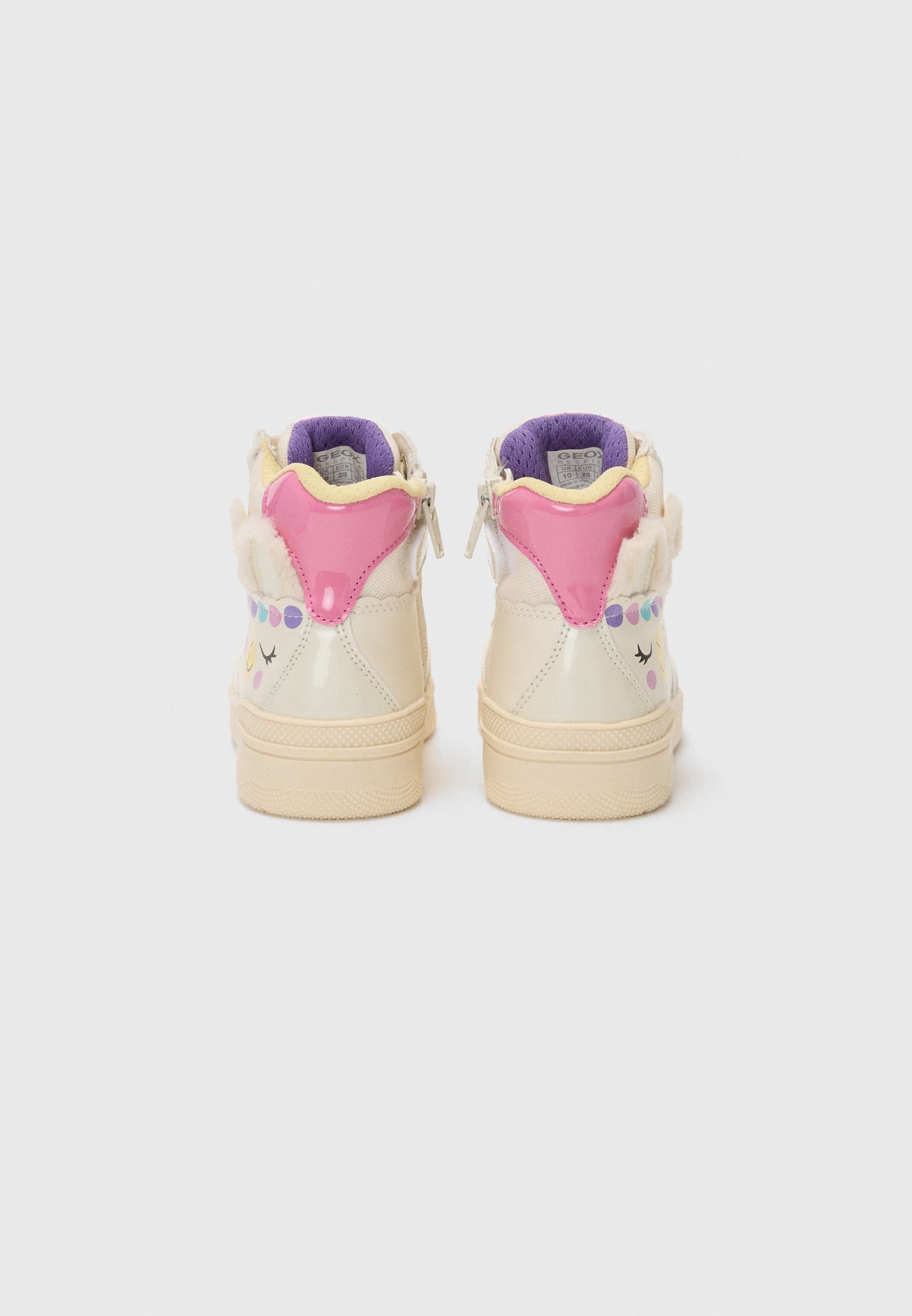 Geox WASHIBA – High-Top-Sneaker – elfenbein/mehrfarbig