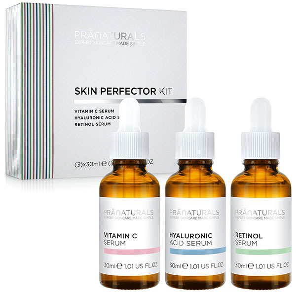 Kit ser facial PraNaturals Skin Perfector 3x30ml