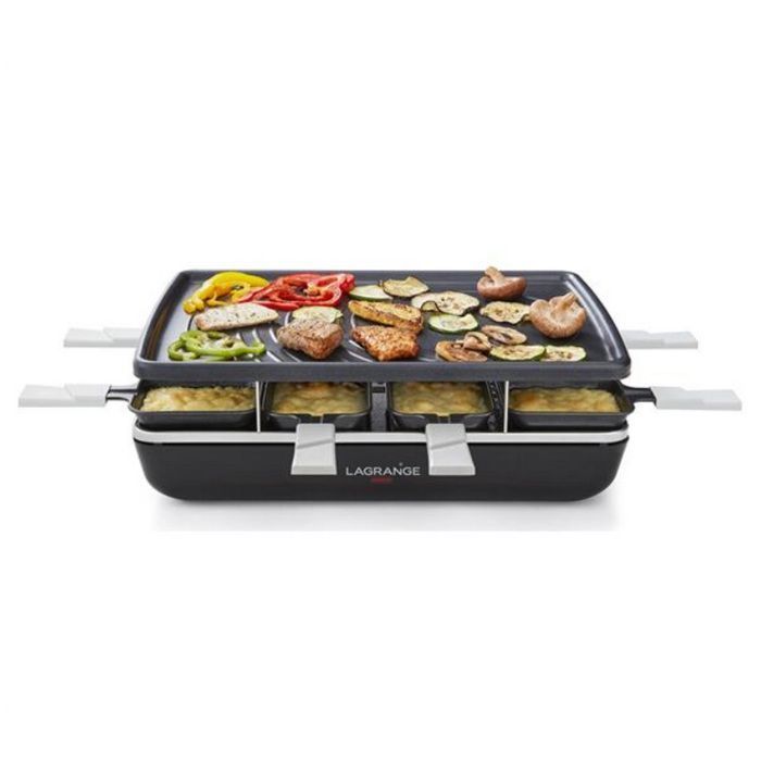 Parrilla multifuncional para raclette LAGRANGE 179301 Negra