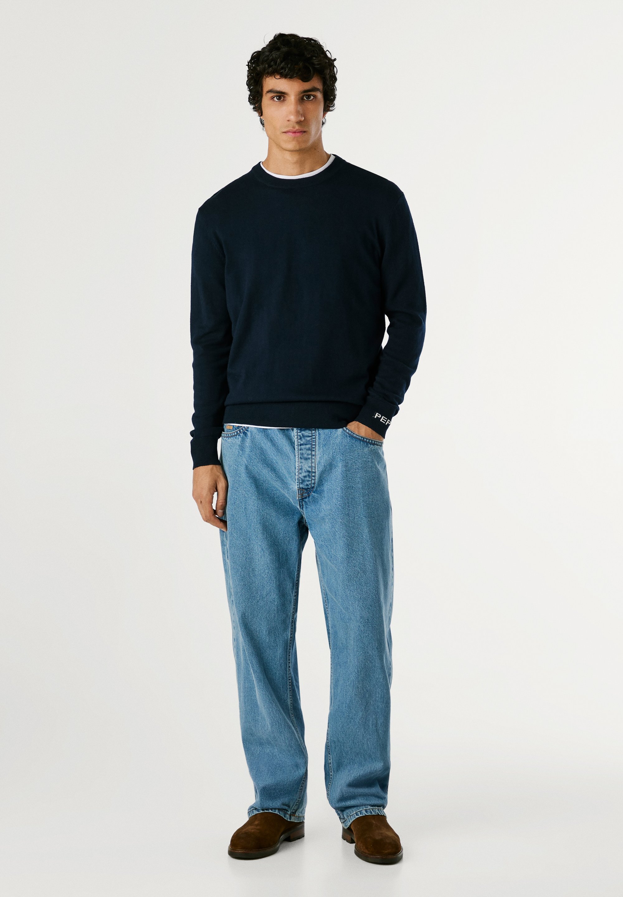 Pepe Jeans ANDRE CREW NECK - Pullover - Dulwichblau