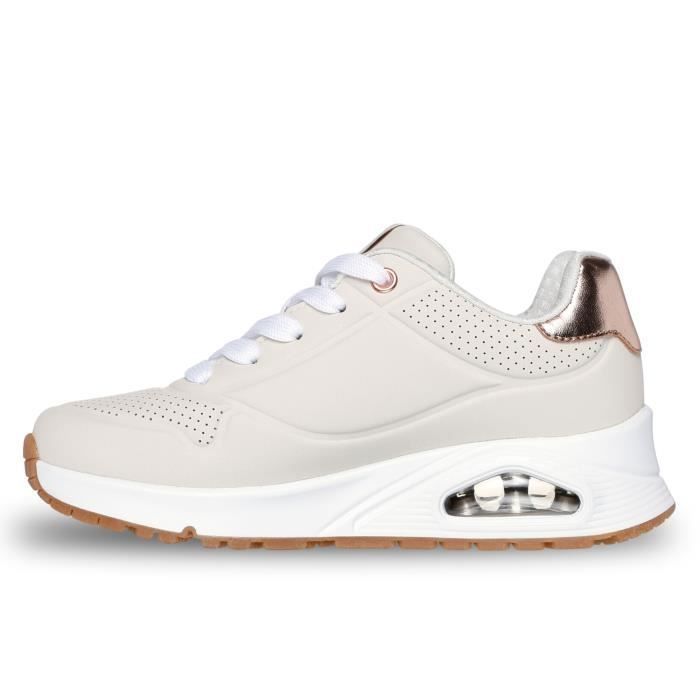 Tênis Skechers Uno Gen1 Shimmer Away para Meninas Bege 310545L-NAT