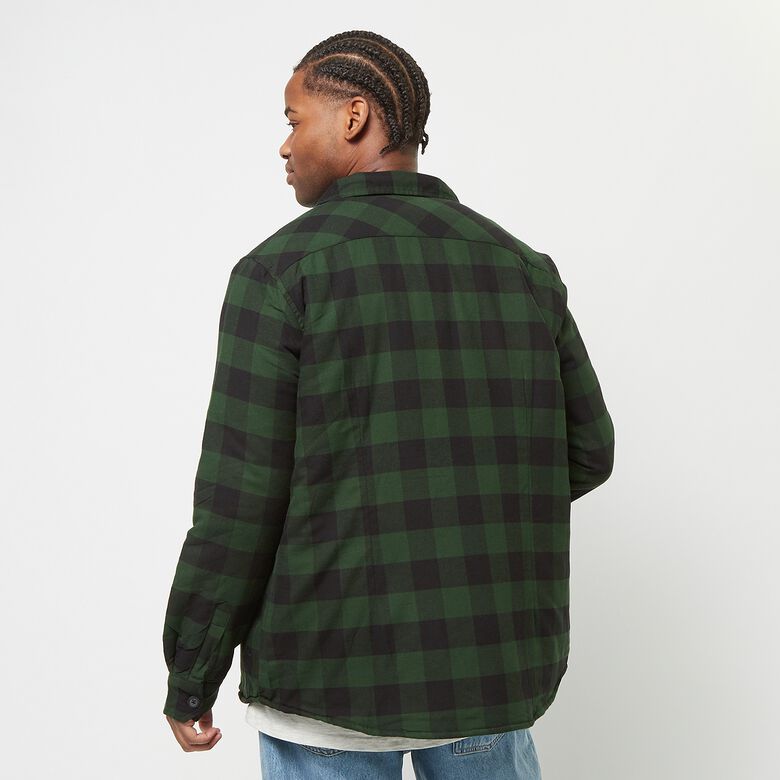 Chemise en flanelle à carreaux matelassée