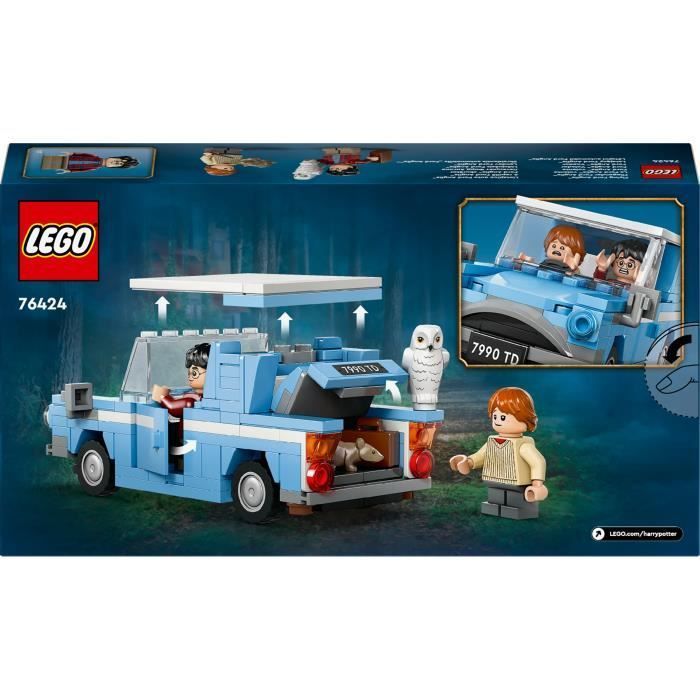 LEGO Harry Potter 76424 La Ford Anglia Volante, Jouet pour Enfants, Voiture à Construire