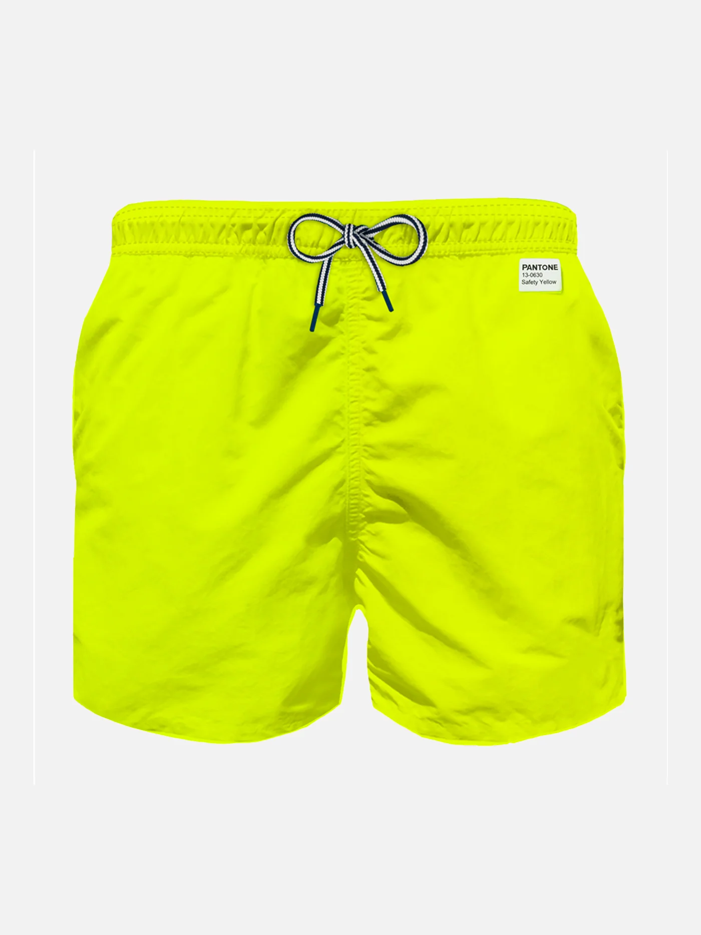 Costume da bagno da bambino giallo fluo in tessuto leggero | EDIZIONE