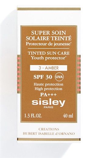 Tónovaný opaľovací krém Super Soin Solaire Visage SPF 30 Ochrana tváre