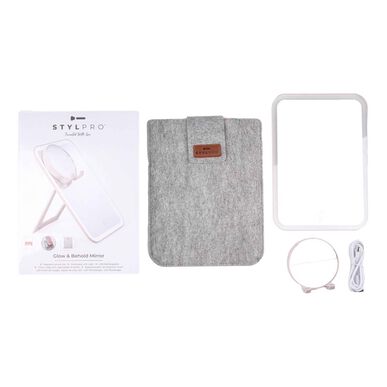 STYLPRO Glow Behold -valaistu matkapeili 1 kpl 1 kpl