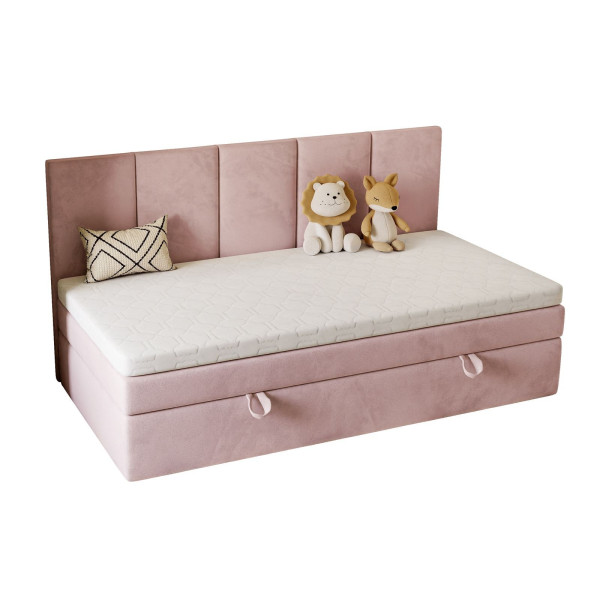Łóżko ELZA MINI 80x200 Royal Velvet 234 z topperem
