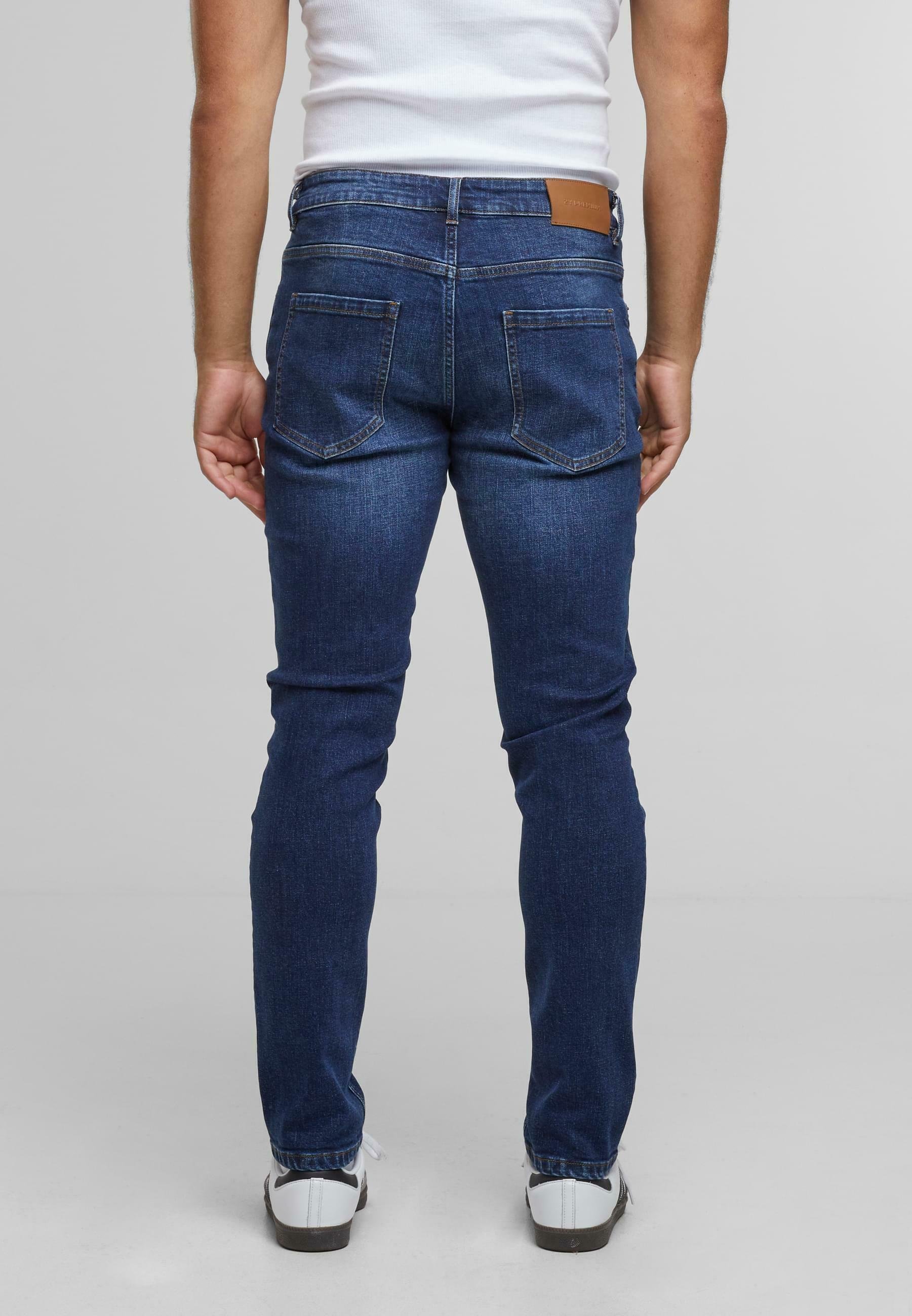 2Y Premium EMILIO - Slim fit jeans - middenblauw