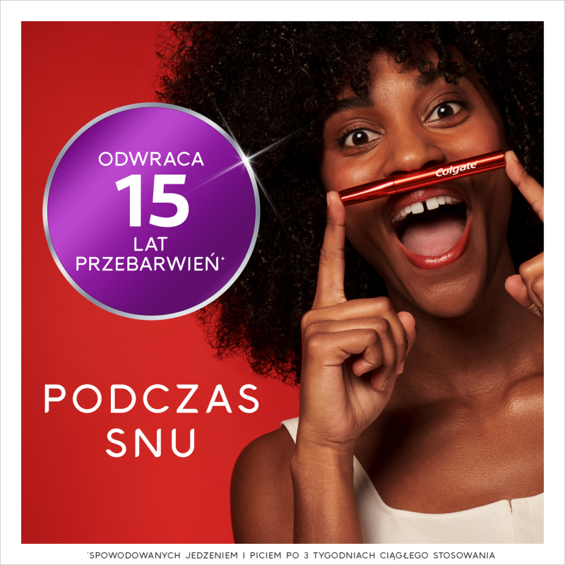 „Colgate Max White“ dantų balinimo pieštukas per naktį