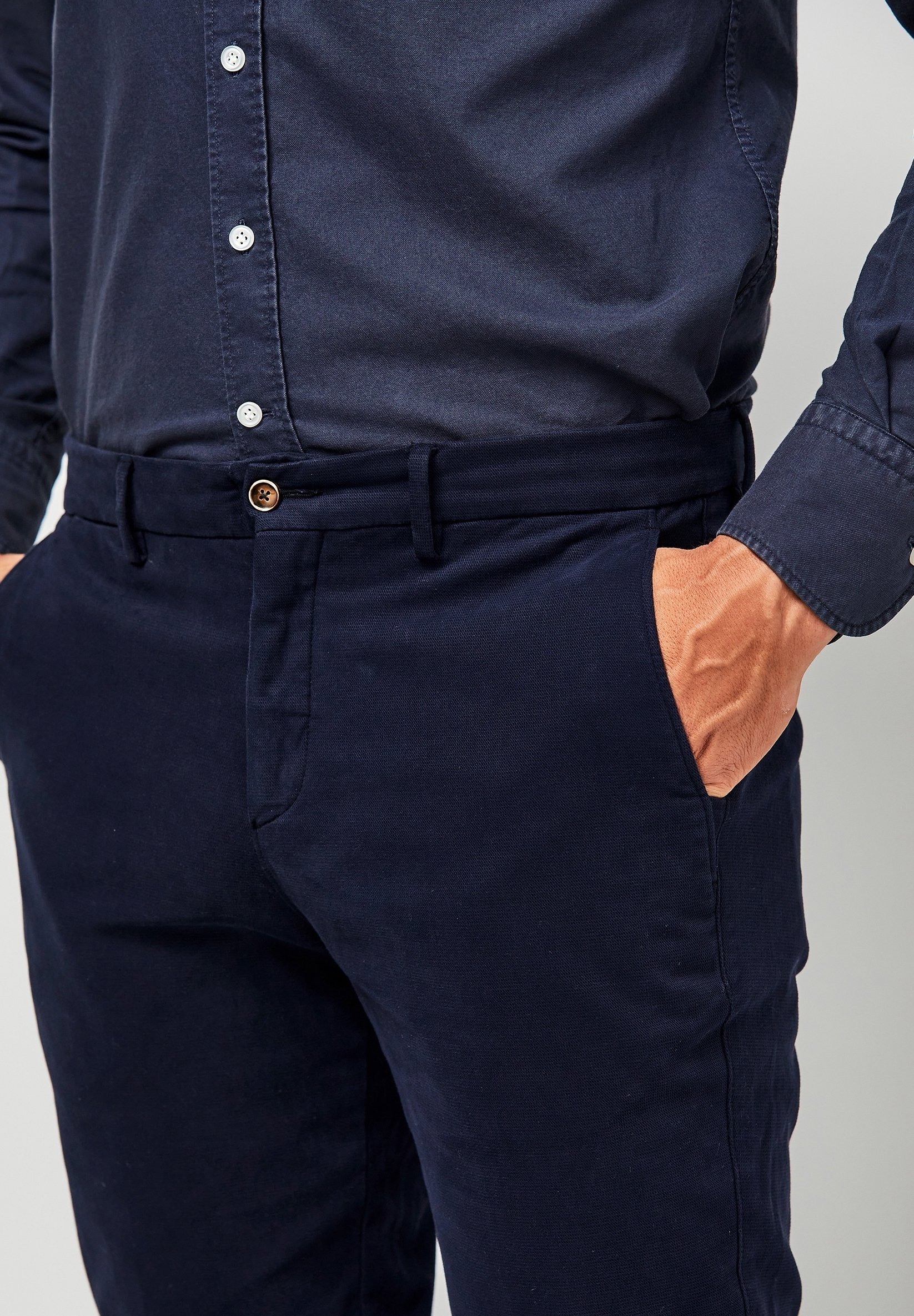 Chinos PROFUOMO - bleu foncé