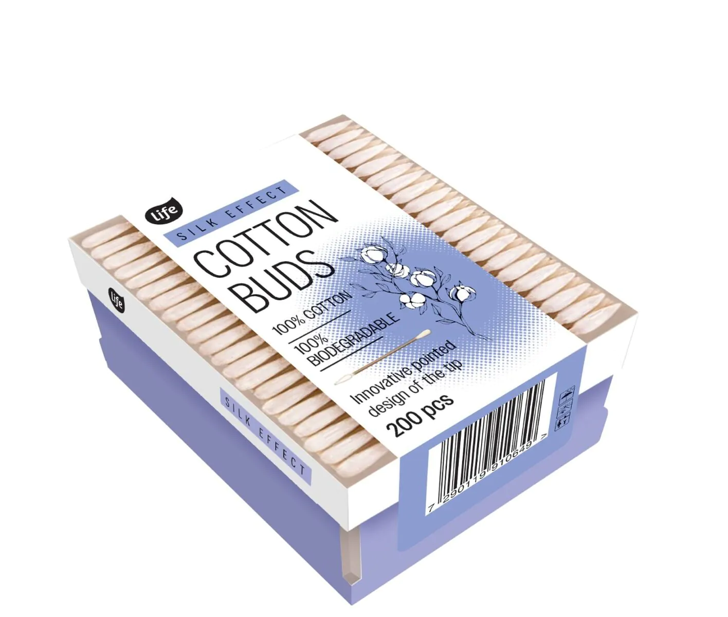 Life Silk Effect Patyczki higieniczne z końcówką do makijażu
