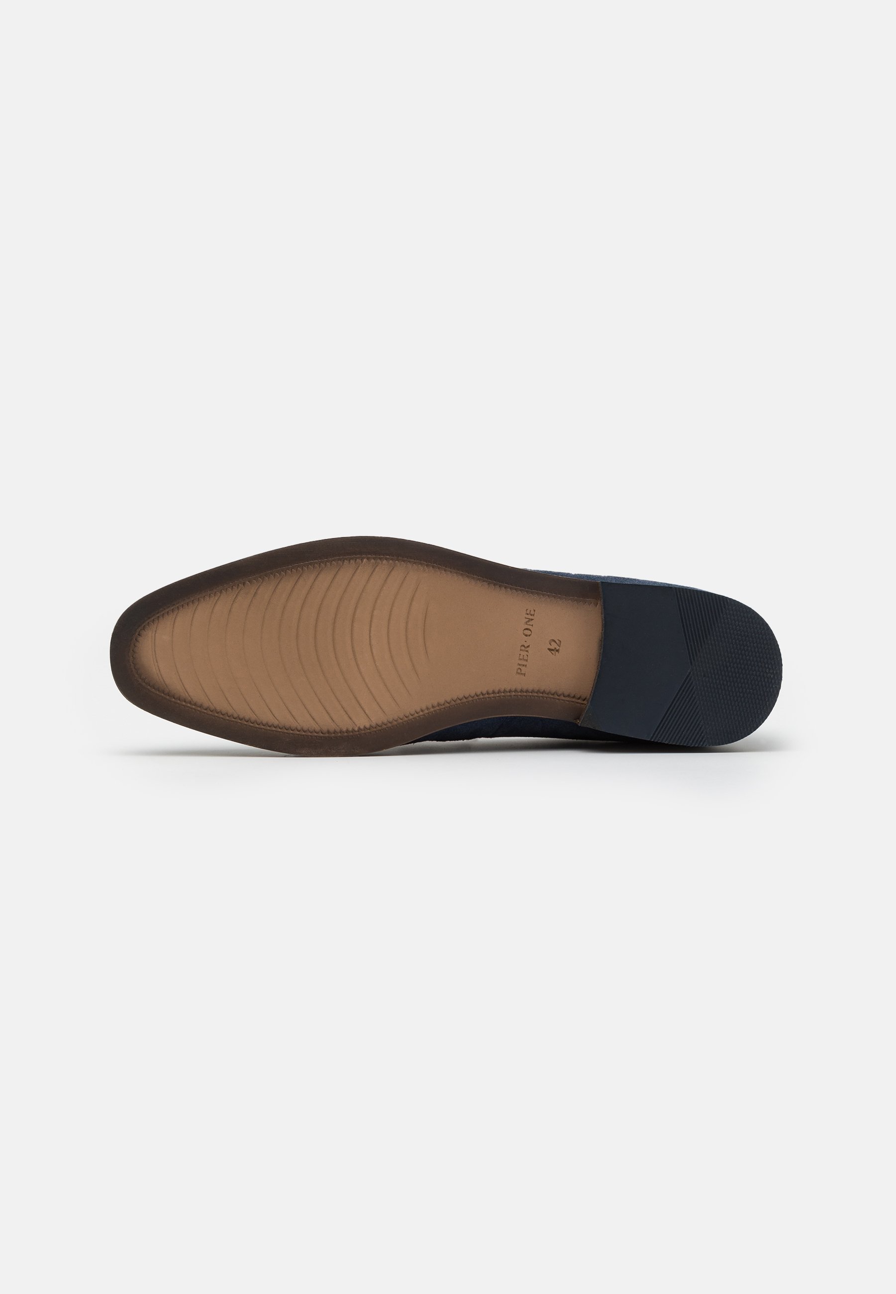 Pier One LEDER - Elegante Slipper - blau