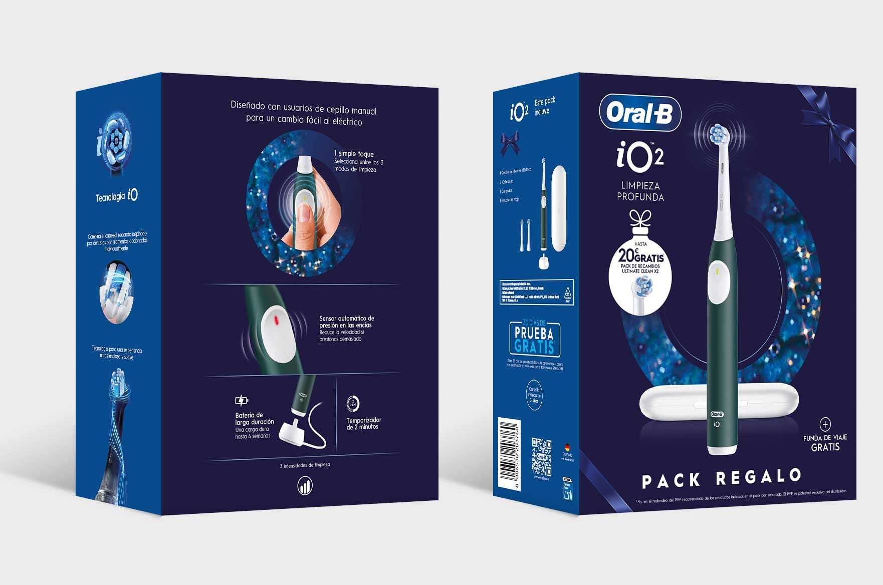 Oral-B iO 2 elektriskās zobu birstes dāvanu komplekts Elektriskās zobu birstes