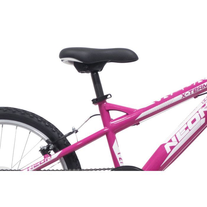 Vélo VTT 20'' Rigide Fille équipé de 6 vitesses par poignée tournante et de freins V-Brake