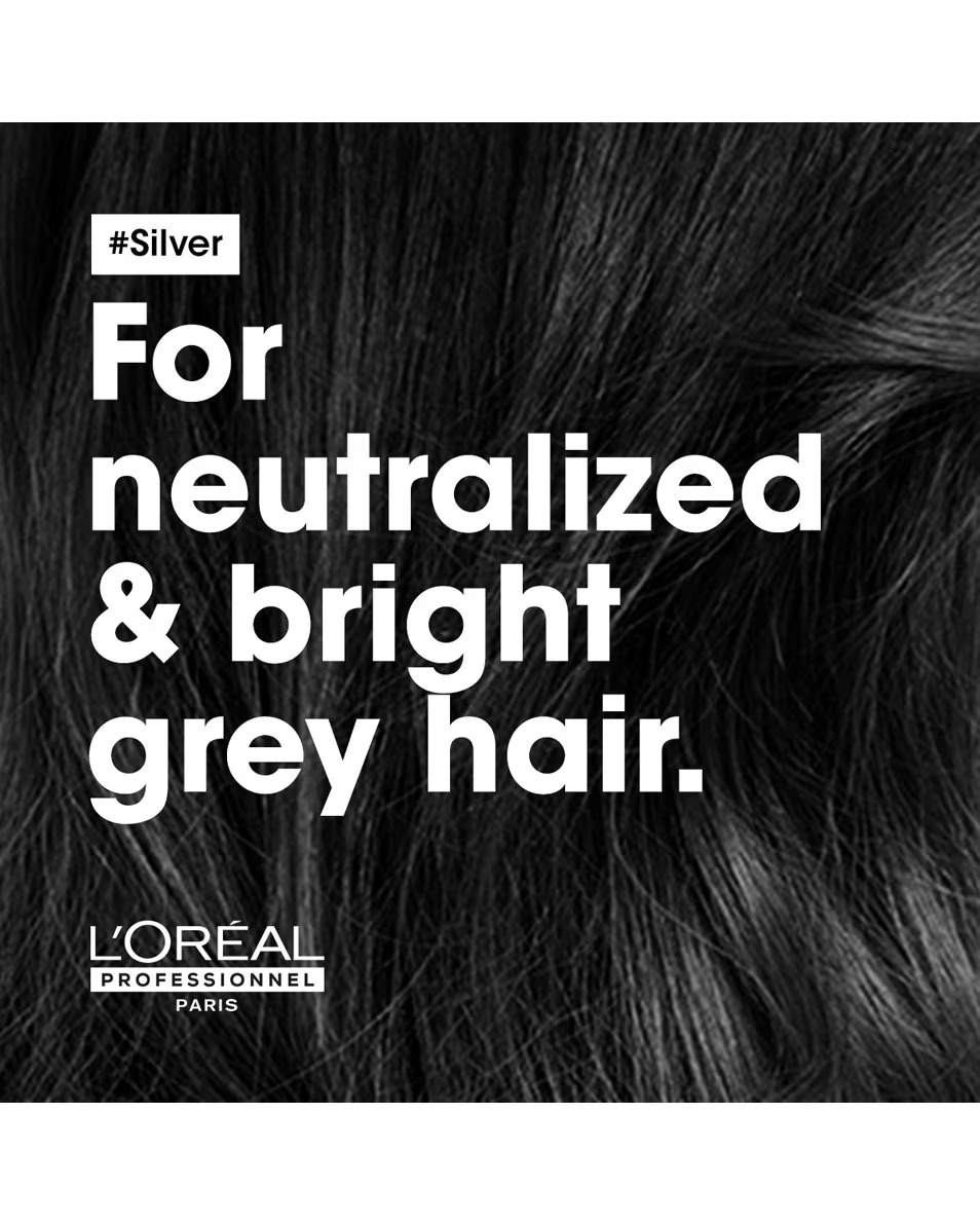 L'OREAL PROFESSIONNEL Silver Σαμπουάν για γκρίζα, λευκά ή ανοιχτόχρωμα ξανθά μαλλιά