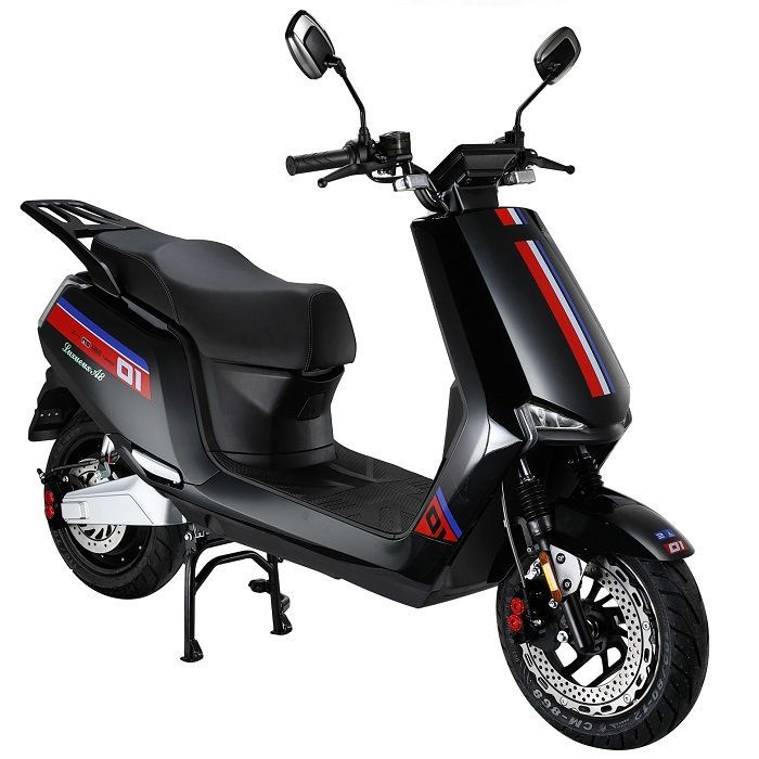 EUROCKA Luxe elektrische scooter A8 met verwijderbare 60V29Ah lithiumbatterij en een actieradius van 60 km