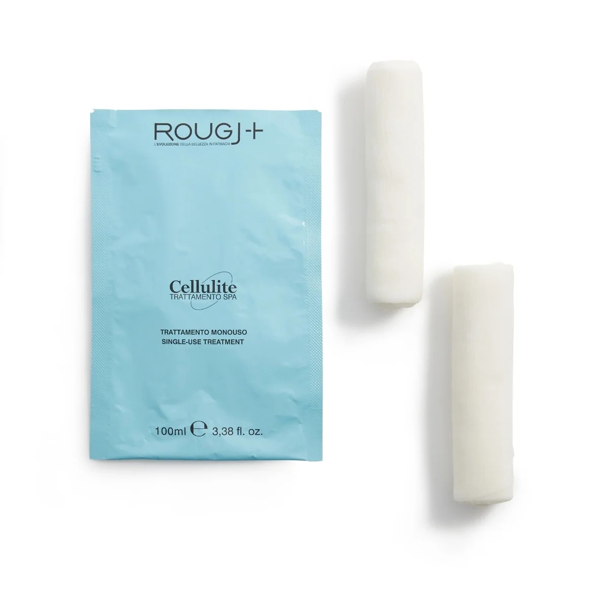 ROUGJ Rougj Tratamiento anticelulítico Spa Envolturas corporales 2 piezas 120 ml con sal rosa del Himalaya