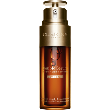 Clarins Double Serum Complete Youth Treatment Kevyt ikääntymistä ehkäisevä ja kirkastava seerumi 50 ml 50 ml