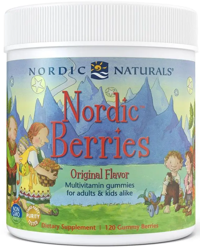 Nordic Naturals Berries Multivitamin Original Flavor, Żelki
