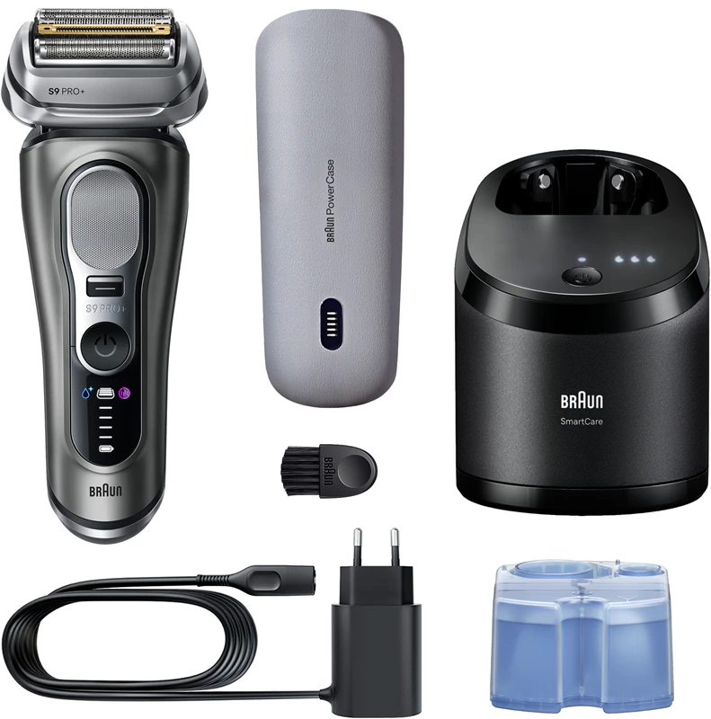 Braun Series 9 PRO+ 9675cc elektrische scheerapparaat met reinigings- en laadstation
