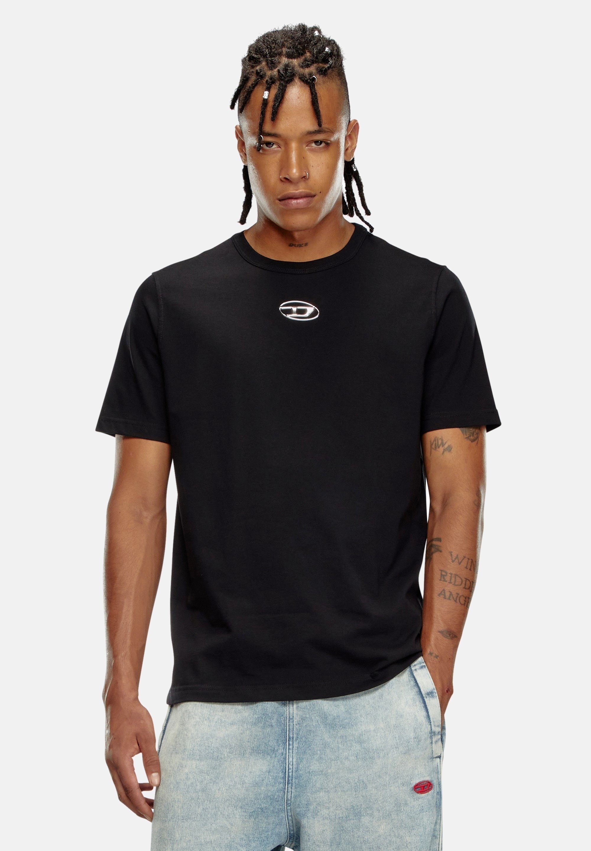 Diesel ADJUST - Basic T-shirt - zwart