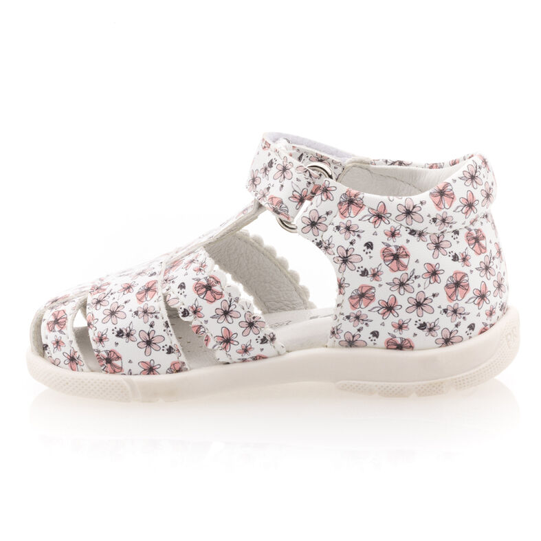 Rosa sandaler/sko med åpen tå til babyjente