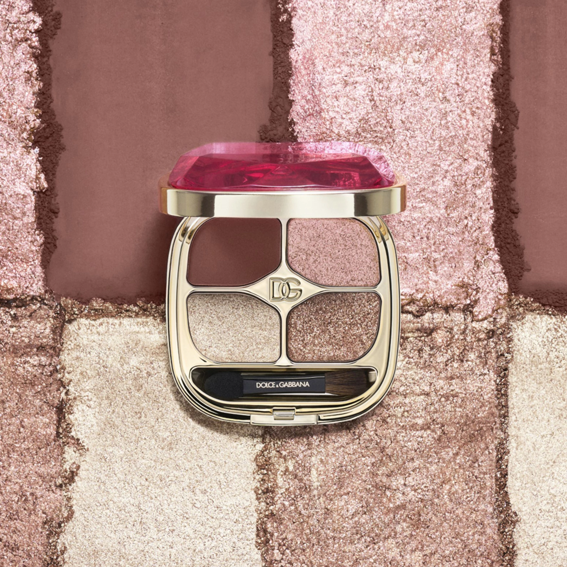 Paletă de farduri de pleoape Gemstone Eye Palette Multi Finish Quarz Harmony - Dolce & Gabbana