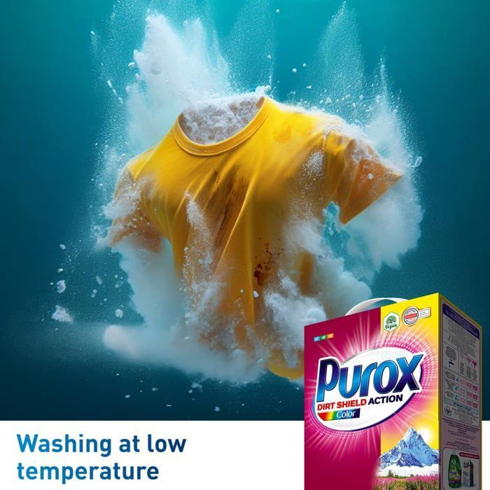 Lessive en Poudre (142 Lavages) – pour Textiles Colorés,Élimine les Taches,Formule Optimisée,Anti-Calcaire,Sac 10 kg