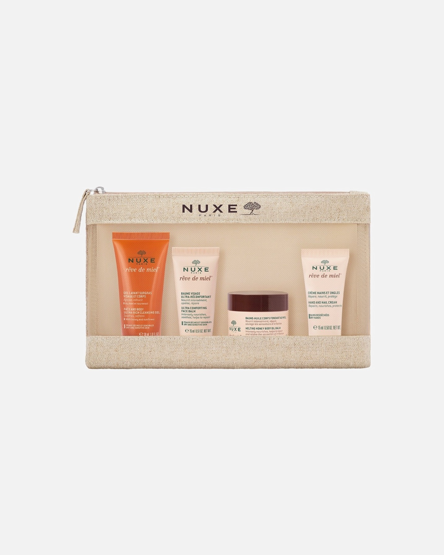 NUXE Reve De Miel® komplet za nego telesa, potovalni set – 1 kos