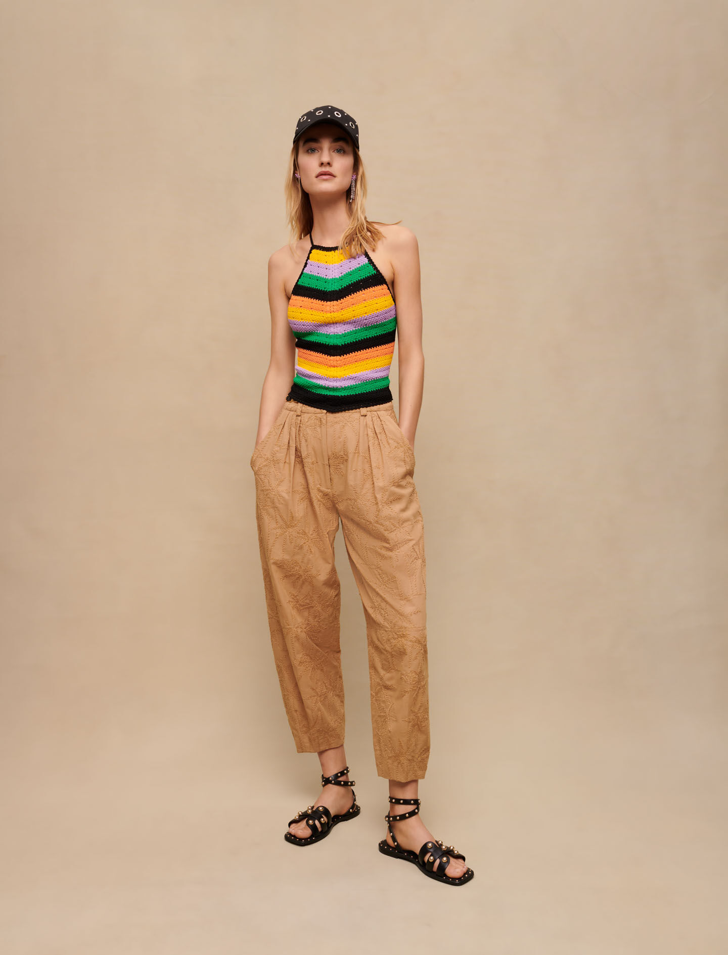 Tricou croșetat - Multicolor