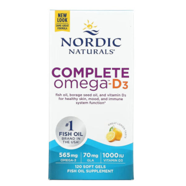 Nordic Naturals Omega-D3 completo