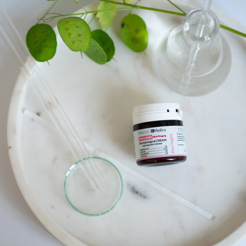 Creme Bielenda Dr Medica Capillaries contra vermelhidão e capilares dilatados.