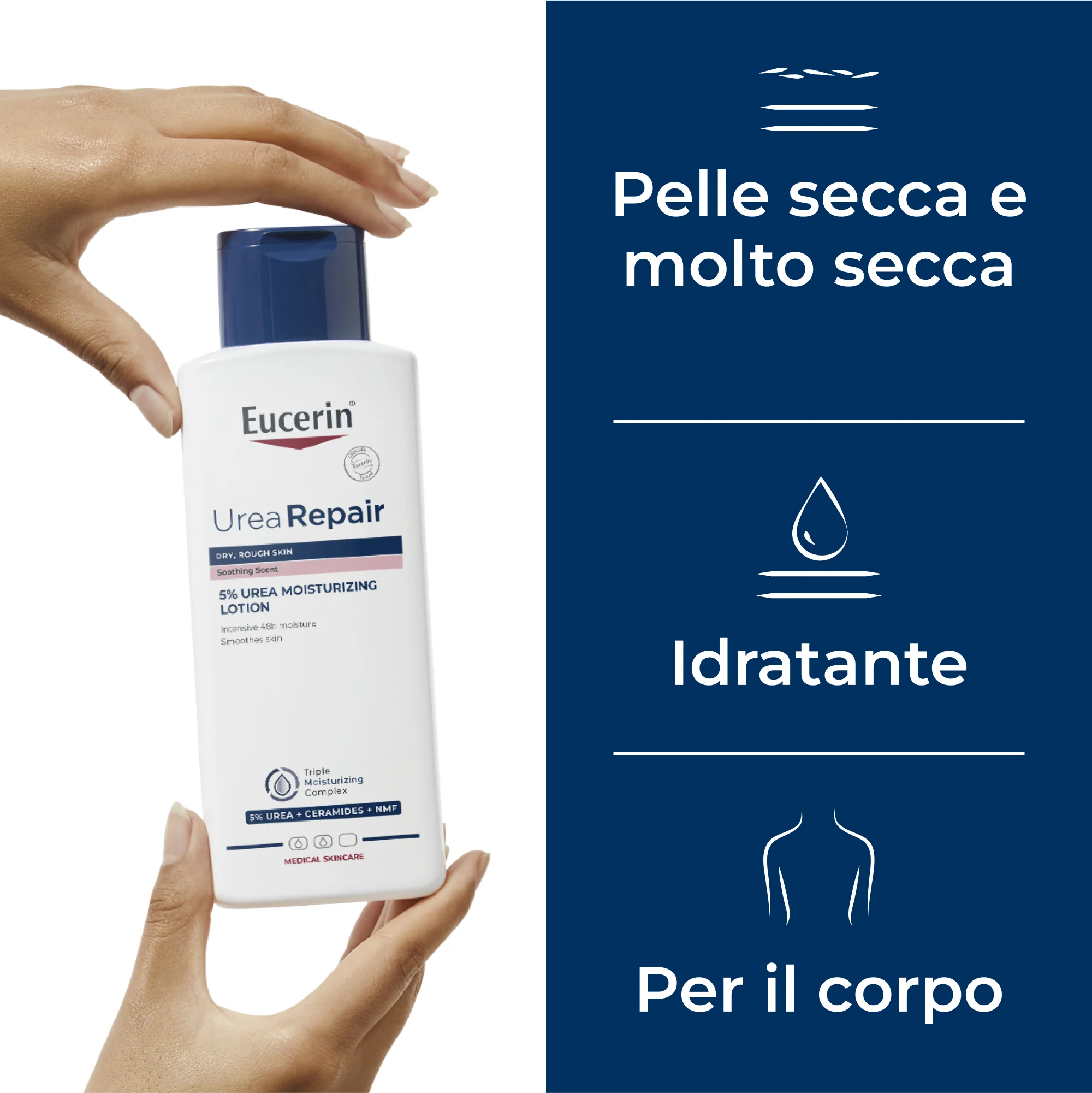 UreaRepair UreaRepair PLUS 5% Urea Emulsione idratante - Crema Corpo