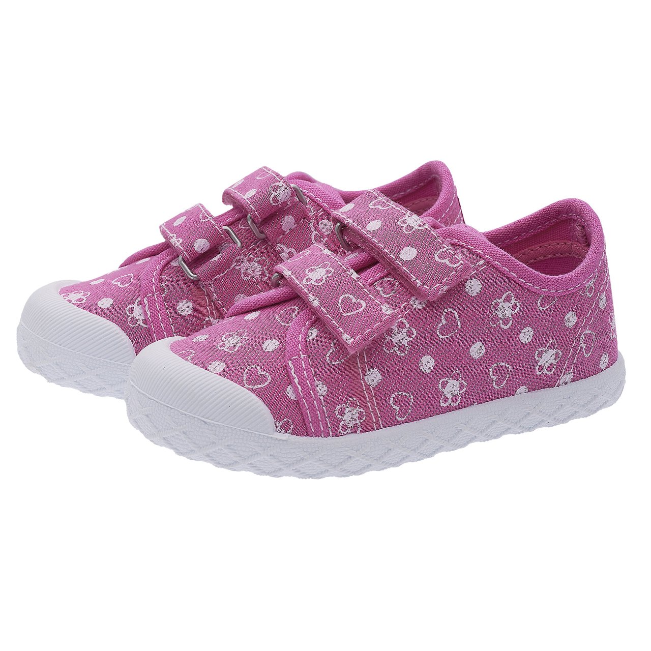 Cambridge 3 hartjes roze sneakers voor meisjes