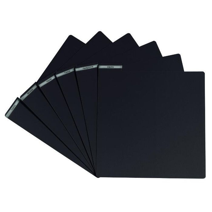 Glorious DJ Divider Black Felt Inserts and Vinyl Accessories