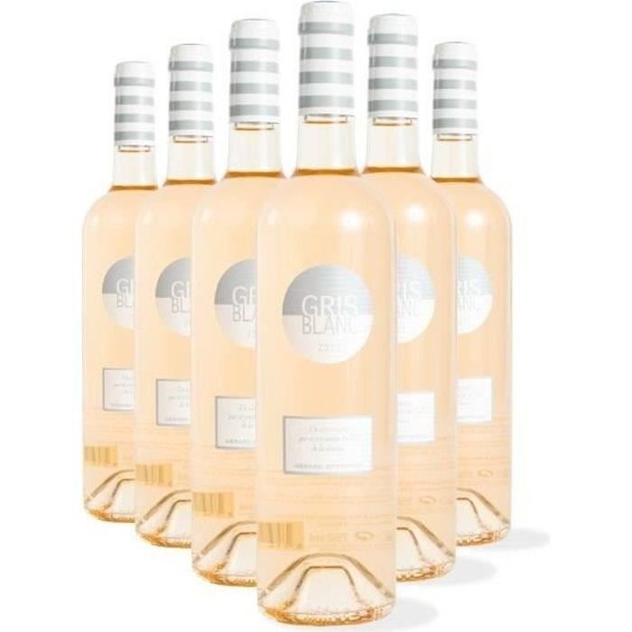 Gérard Bertrand Gris Blanc Pays d'Oc - Vino rosado de Languedoc-Rosellón x6