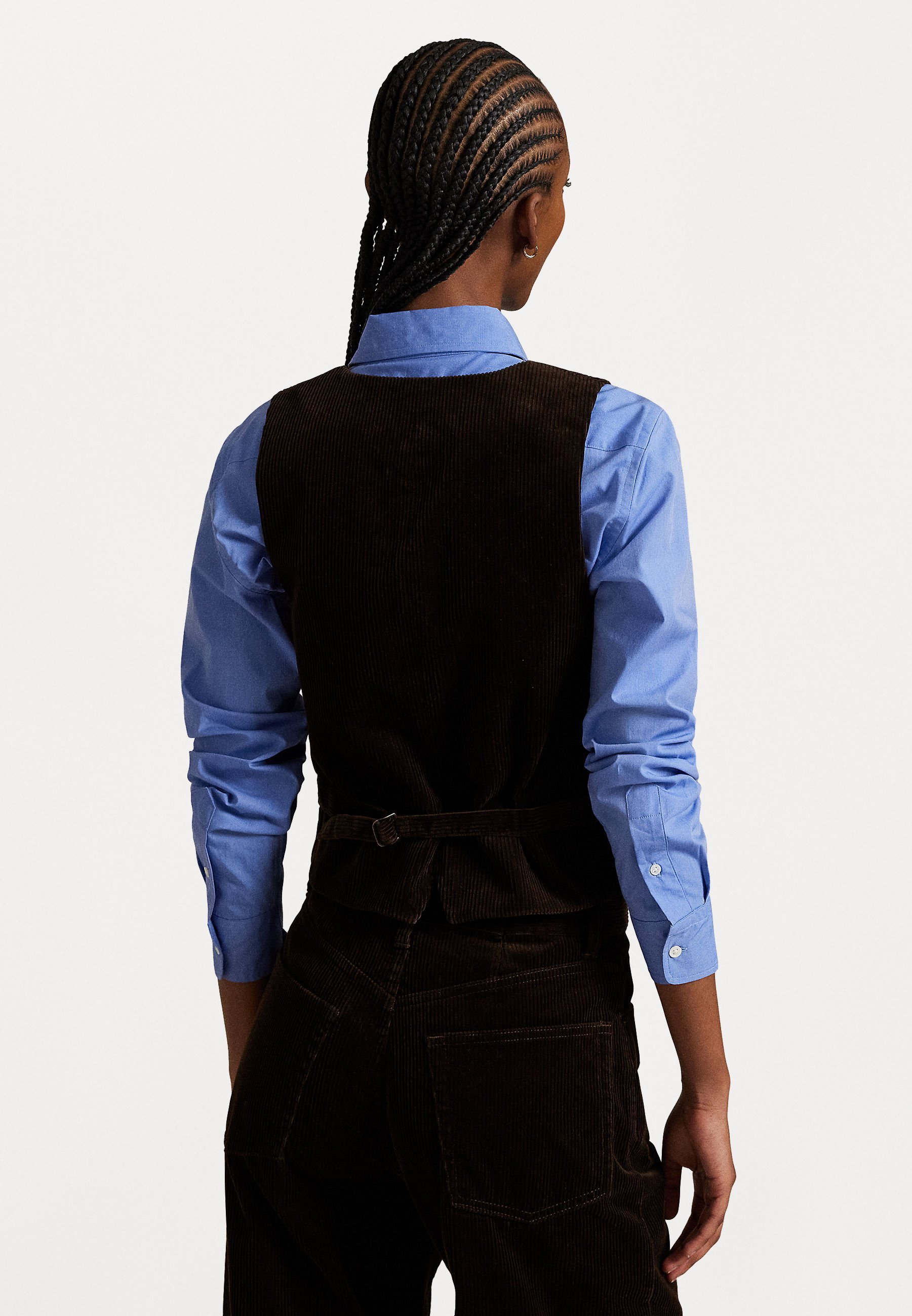 Polo Ralph Lauren katoenen corduroy vest - gilet - bruin