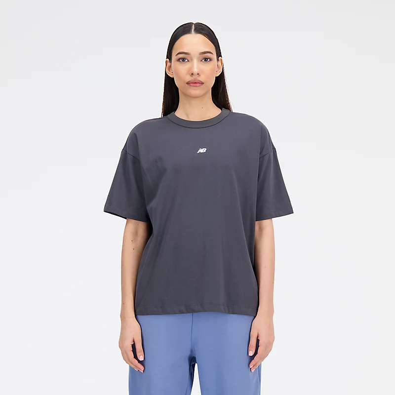 Damska koszulka sportowa oversize - BLACKTOP