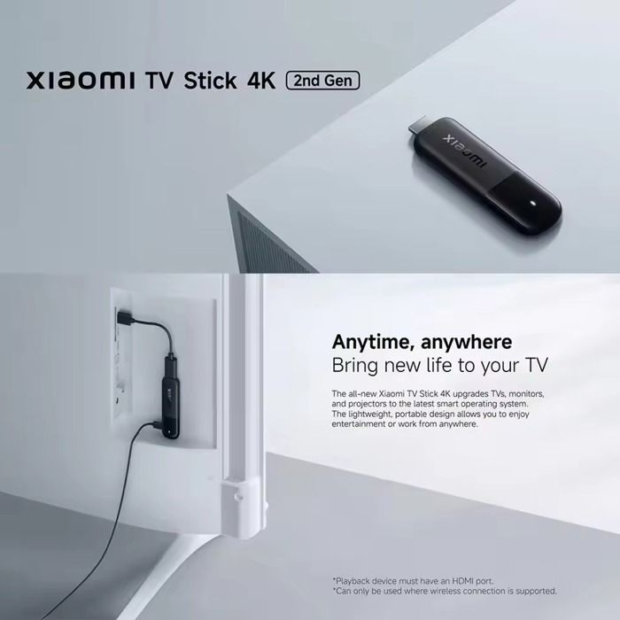 Xiaomi TV Stick 4K di seconda generazione - Google TV - 2 GB di RAM - 8 GB di memoria interna - Bluetooth 5.2