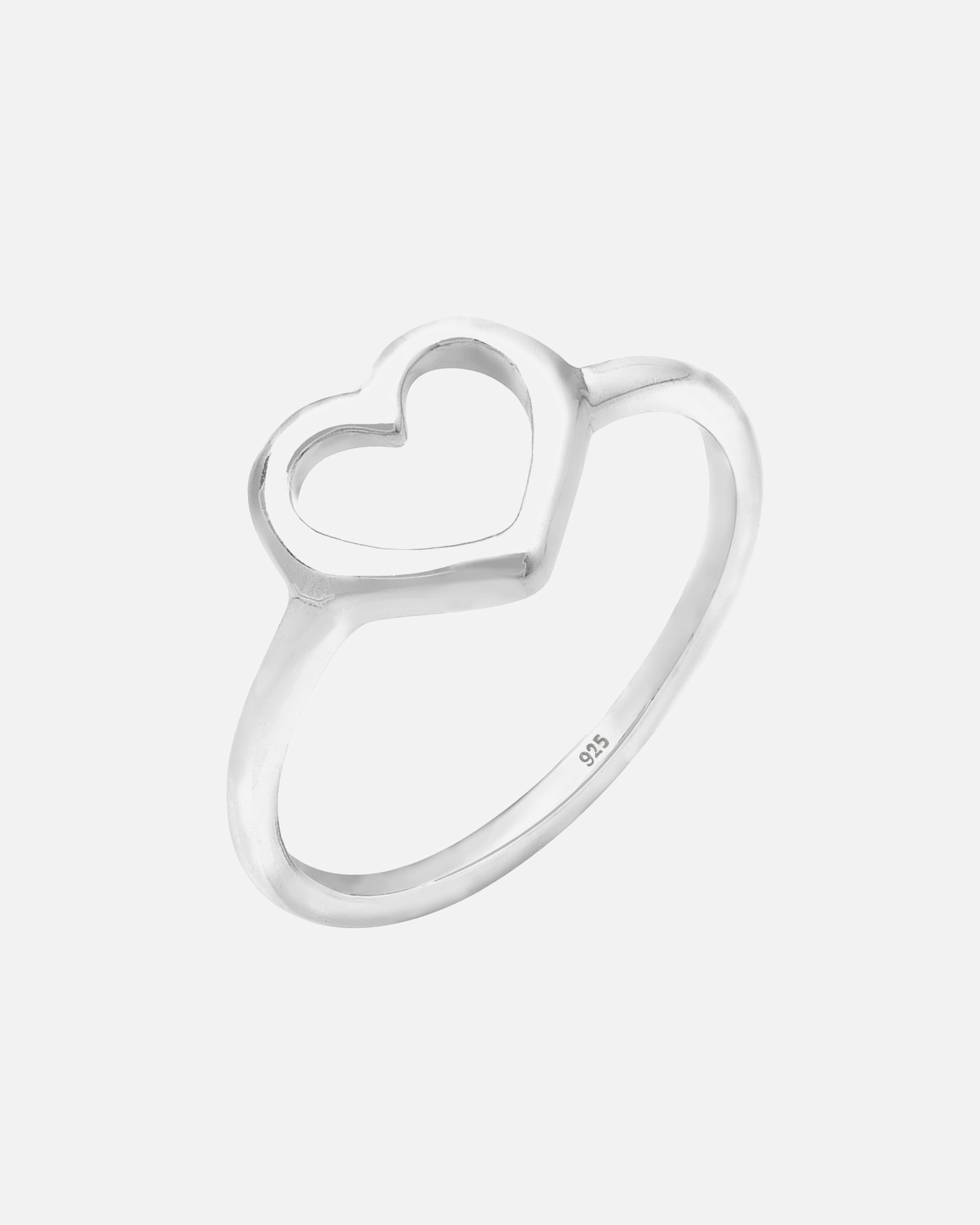 Elli Femme Coeur Découpé en Argent Sterling 925