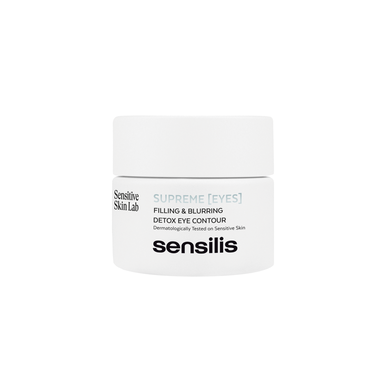 Sensilis Supreme Eyes Filling Detox -silmänympärysvoide Ikääntymistä ehkäisevä silmänympärysvoide turvotukseen ja tummiin silmänaluksiin 20 ml