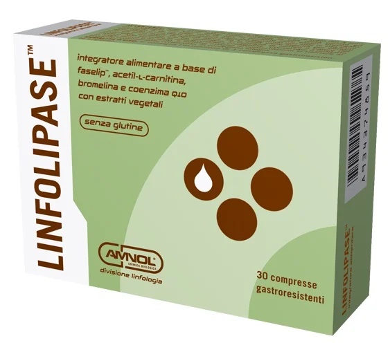 AMNOL Linfolipase 30 tabletti, toidulisand dehüdratsiooni korral