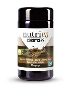 NUTRIVA Nutriva Cordyceps supplement 60 plantaardige capsules