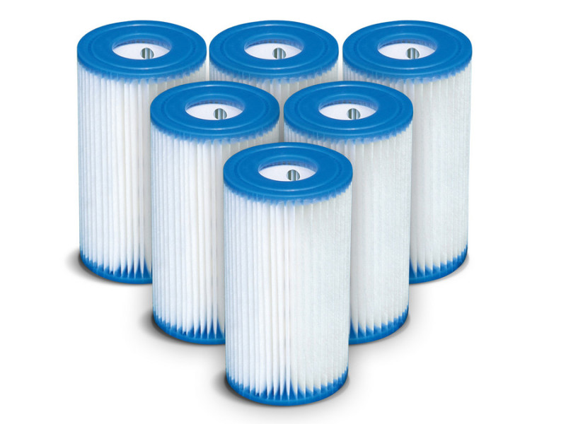 Filtr filtry do pompy basenowej typ B 6 sztuk Intex 29005